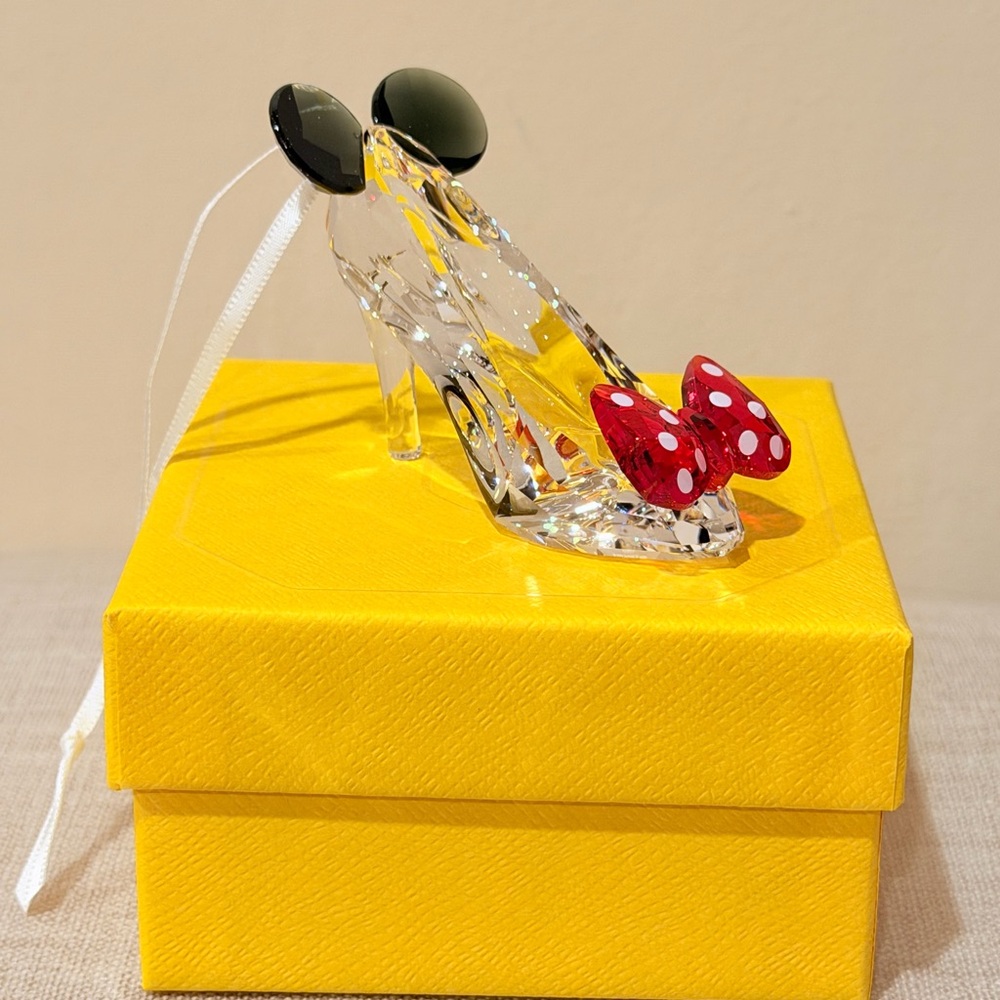 Swarovski Disney | Macy's Minnie Mouse Crystal Shoe Ornament